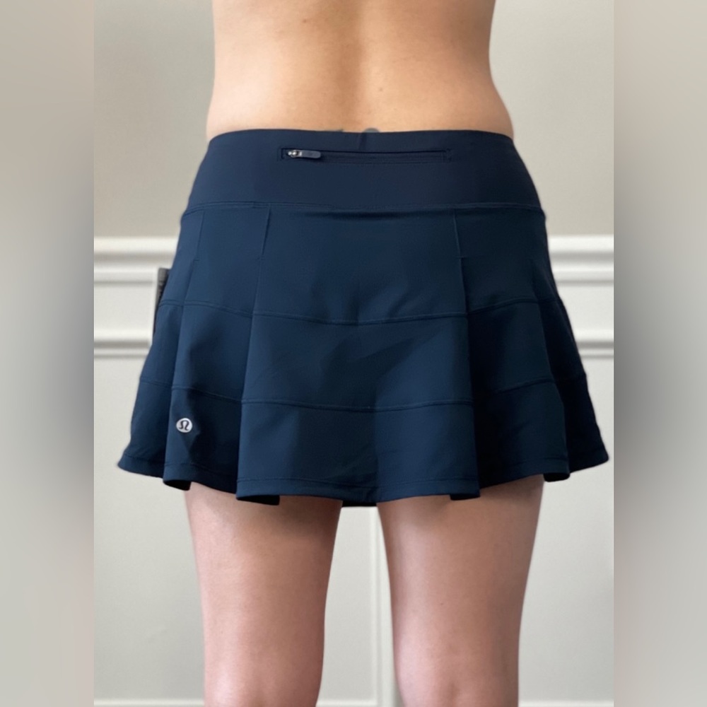 Lululemon - Pace Rival Mide-Rise Skirt -Size:6 Color: TRNV-Liner Inseam Is 3.5”. - Picture 4 of 6